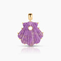 Marea Purple Mica Shell Bail
