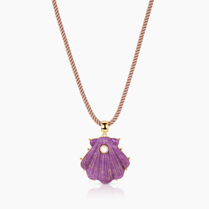 Marea Purple Mica Shell Bail
