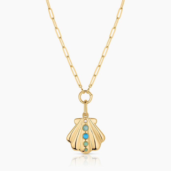 14k Gold Plated / 18" Finn Paperclip Charm Chain