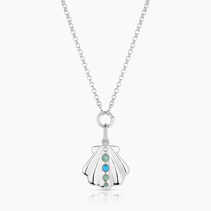 Rhodium Plated / 16-18" Vienna Rolo Charm Chain
