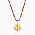 Maris Shell Silk Cord Necklace