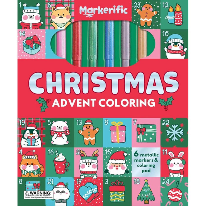 Markerific: Christmas Advent Coloring