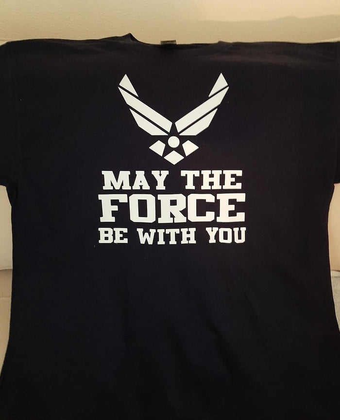 MAY THE FORCE BE WITH YOU T-SHIRT