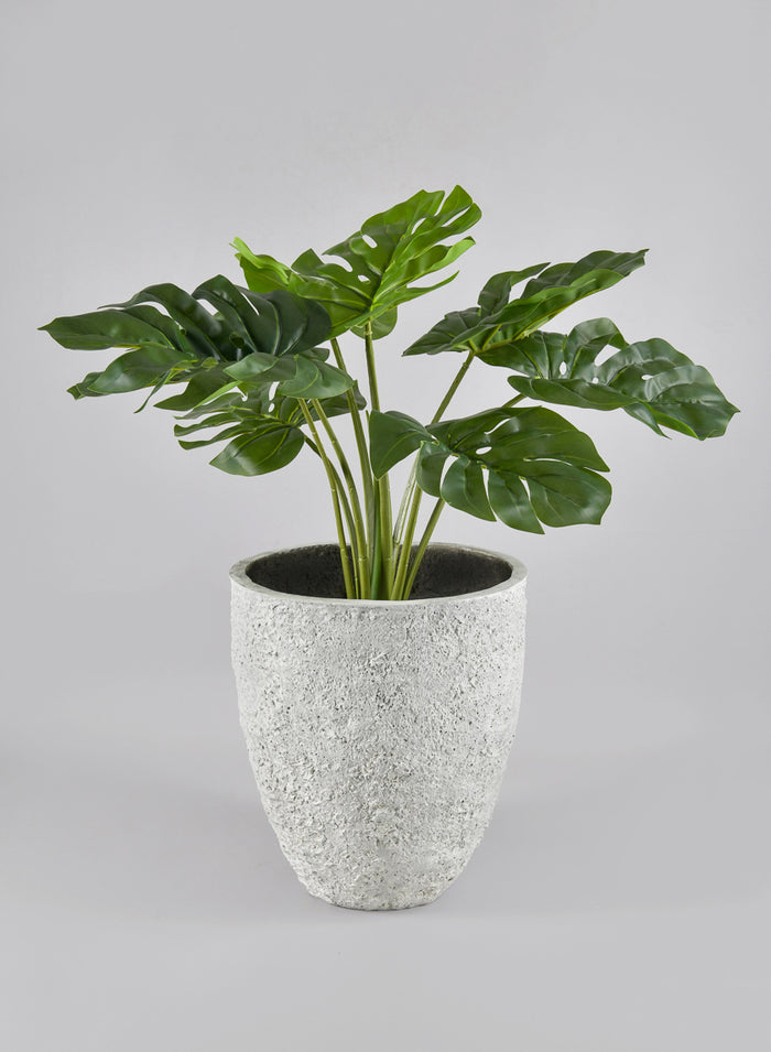 Mesquite Chalk Stone Planter Decor Jamali Garden 14.75in Tall EACH