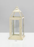 Montmartre Aged White Lantern Decor Jamali Garden Aged White 16in Tall EACH