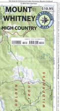 Mt Whitney High Country Map