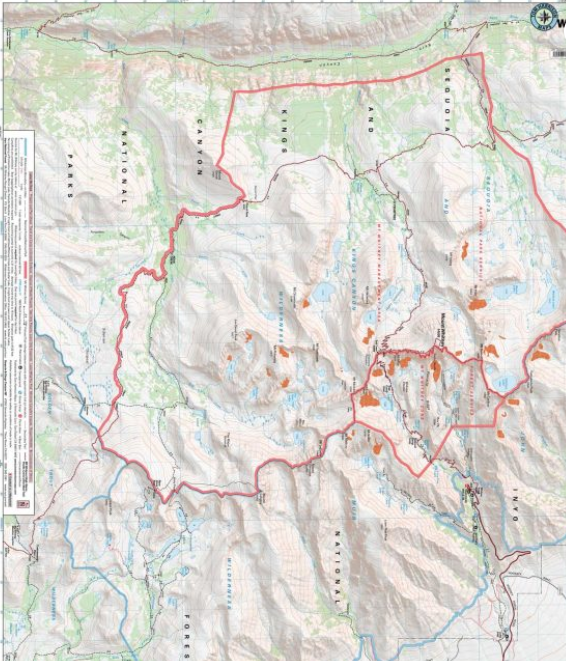 Mt Whitney Zone Map
