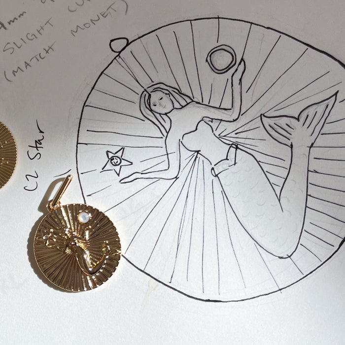 Naiad Mermaid Coin