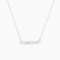 Nana Silver Script Necklace