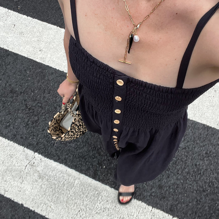 Natalie Toggle Lariat Necklace