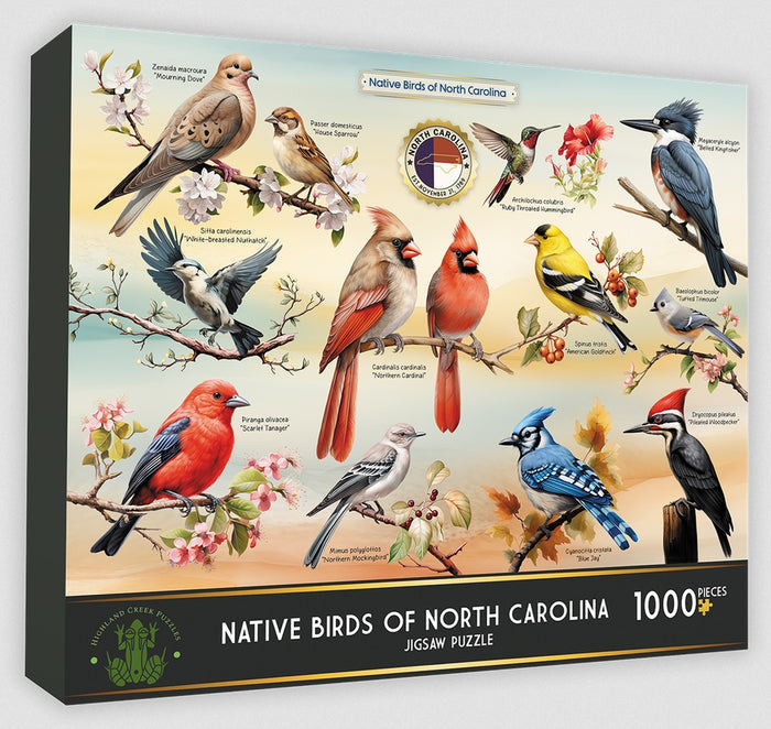 Native Birds Of North Carolina 1000pc
