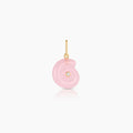 Nautilus Pink Jade Spiral Shell