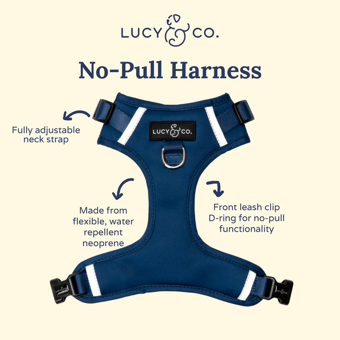 Navy No-Pull Harness