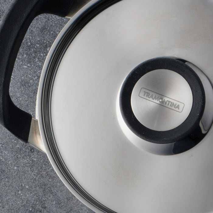 Nesting 6 Piece Stainless Steel Tri-Ply Clad Sauce and Stock Pot Set