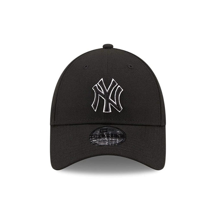 New York Yankees Pop Outline Black 9FORTY Cap