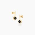 Noemi Black Drop Earrings