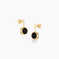 Noemi Grande Black Drop Earrings