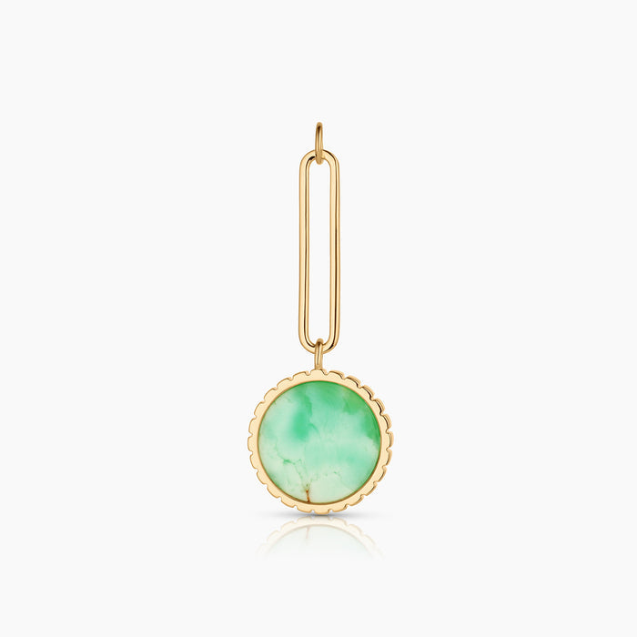 Odeon Chrysoprase Drop
