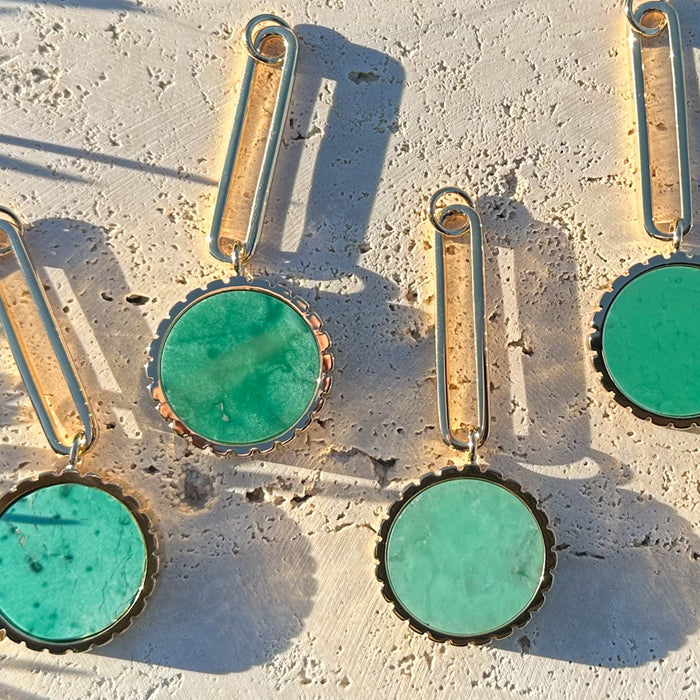 Odeon Chrysoprase Drop
