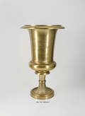 Old Gold Batiste Aluminum Urn Decor Jamali Garden Gold 18in Tall - Medium EACH
