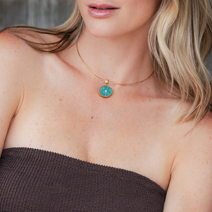 Oleta Amazonite Bail
