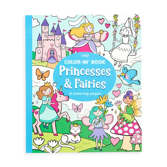 Ooly Princesses & Fairies Coloring Book