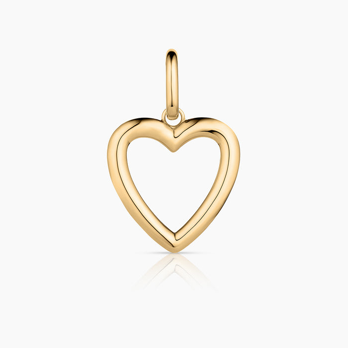 Open Heart Rolo Necklace
