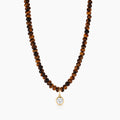 Paloma Tiger's Eye Bead Necklace