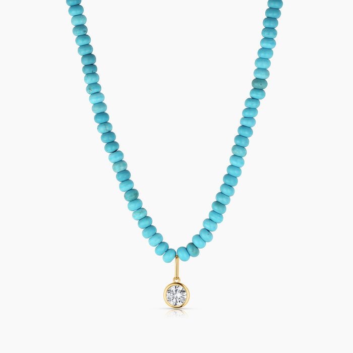 Paloma Turquoise Bead Necklace