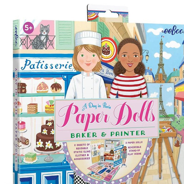 Paper Dolls Set - A Day in Paris