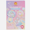 Pastel Coloring Set Kawaii Cafe
