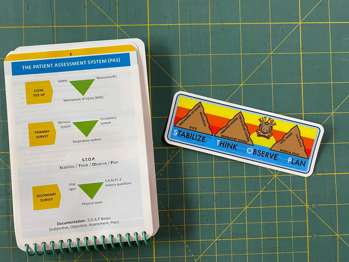 Patient Assessment System Sticker
