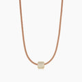 Celine Pavé Silk Cord Necklace