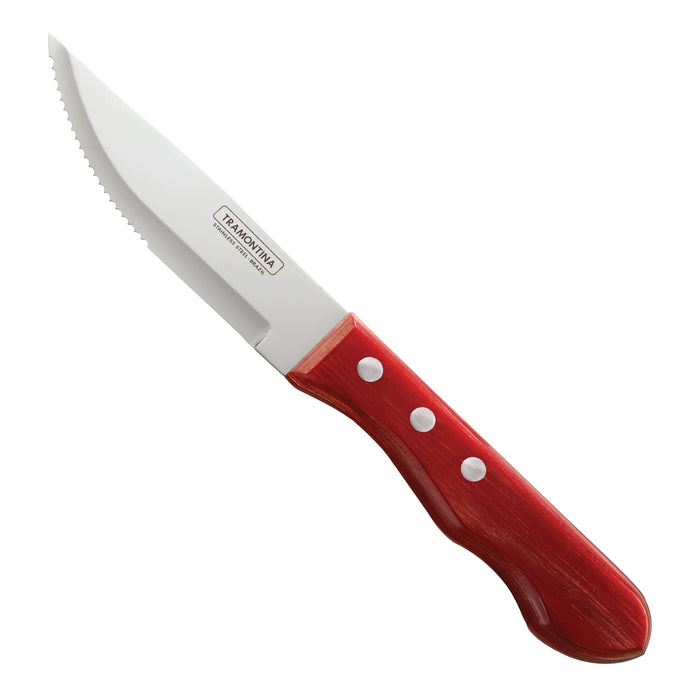 Porterhouse 5 Piece Steak Knife Set - Pointed - w/Hardwood Counter Block