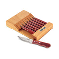 Porterhouse 9 Piece 5 in Steak Knife Set with Multi-Purpose Block