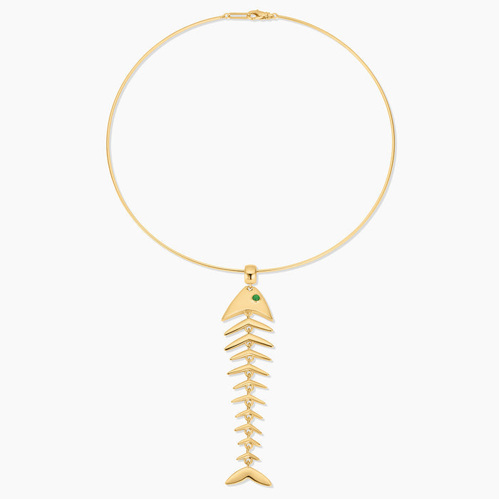 Portofino Fish Choker Necklace