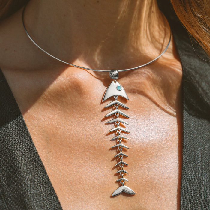 Portofino Fish Choker Necklace