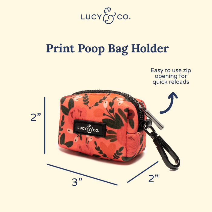 Posy Pink Poop Bag Holder