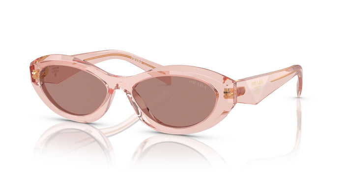 Transparent Peach/Light Brown / 55
