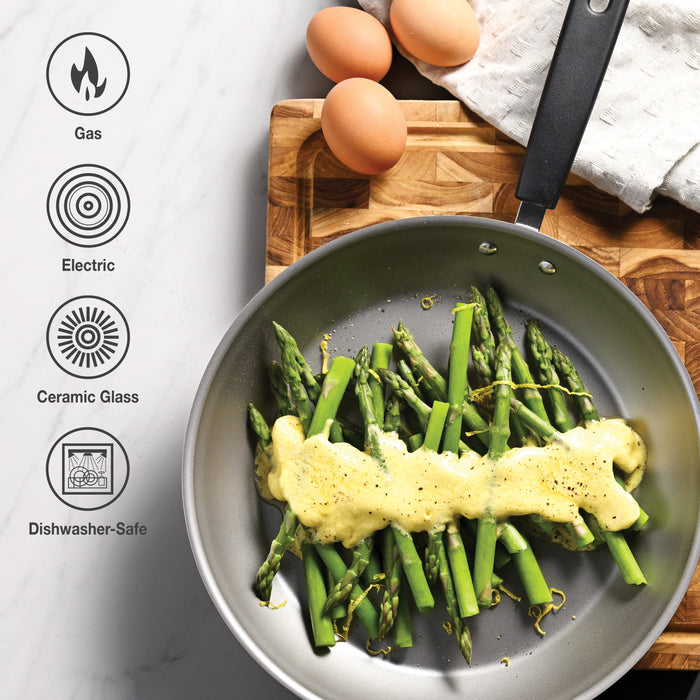 Primaware 2 Piece Nonstick Fry Pan Set, 9.5 Inch and 11 Inch
