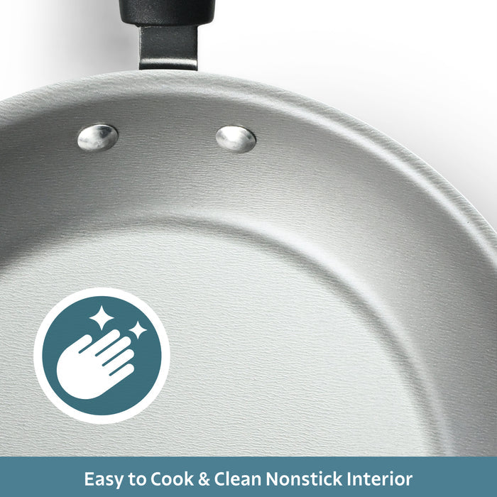 Primaware 2 Piece Nonstick Fry Pan Set, 9.5 Inch and 11 Inch