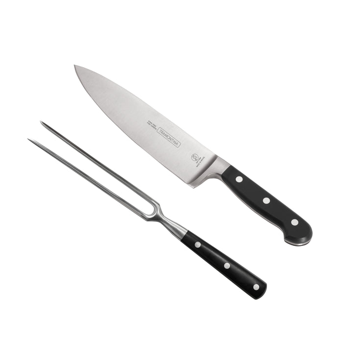 Professional 2 Piece Carving Set (Carving Fork and 8 in. Cook's Knife)
