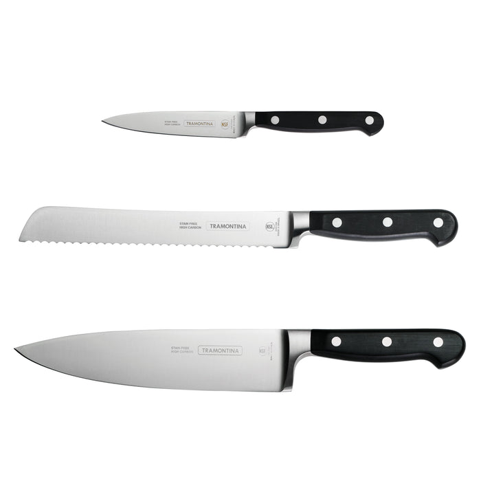Professional 3 Piece Forged Essential Knife Set