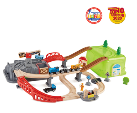 Railway Train Bucket-Builder-Set