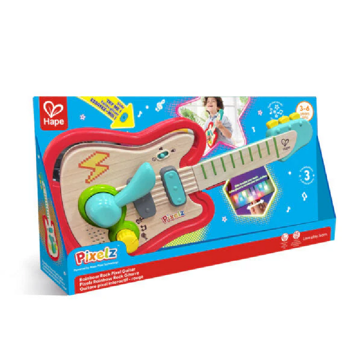 Rainbow Rock Guitar (Pixelz)
