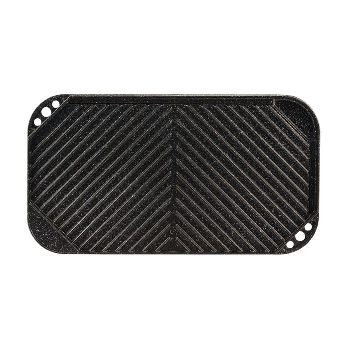 Reversible Double-Burner Grill-Griddle