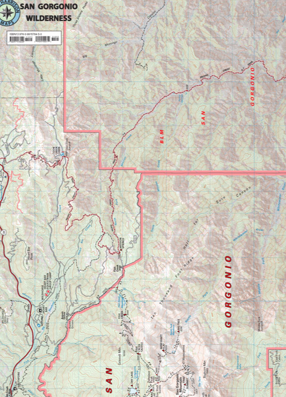 San Gorgonio Wilderness Map