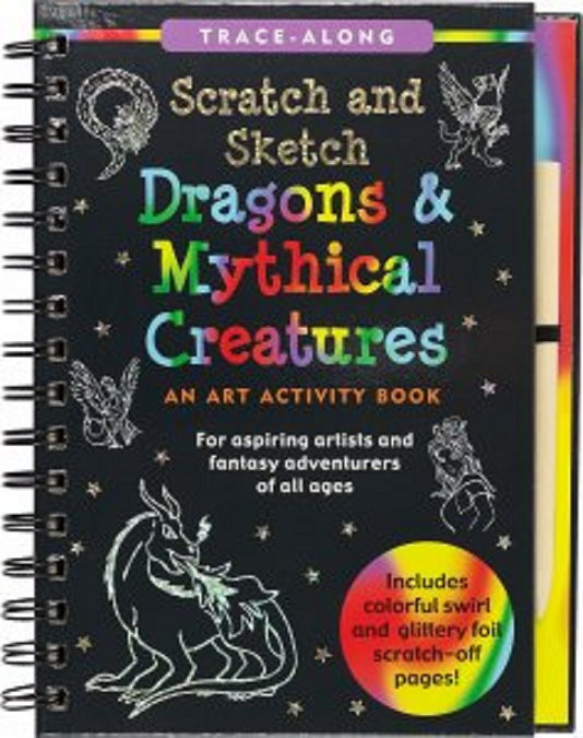 Scratch & Sketch Dragons & Mythical (Trace Along)