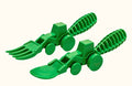 Set of 2 Tractor Utensils Green