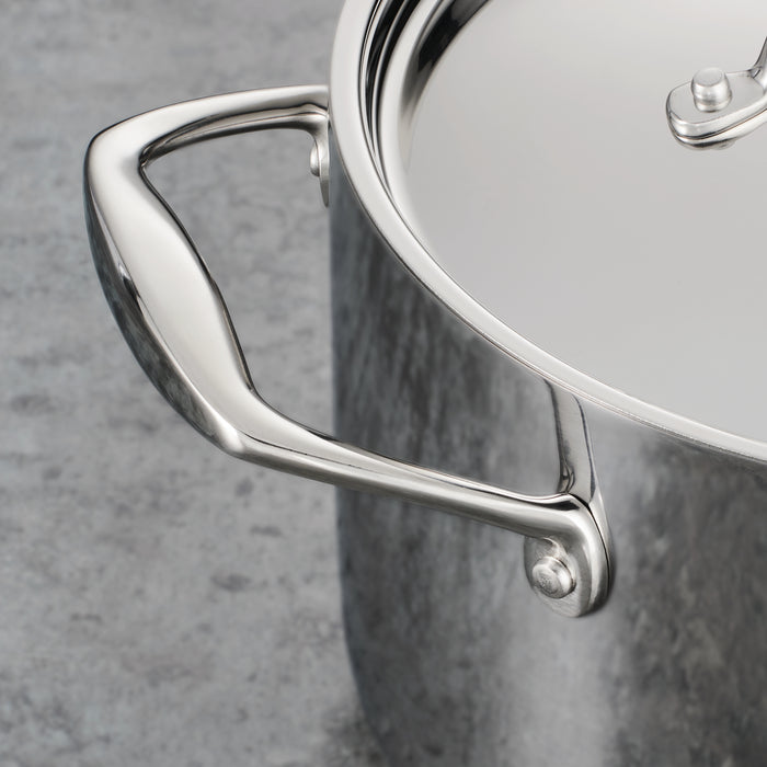 Signature 6 Quart Tri-Ply Clad Stainless Steel Covered Braiser